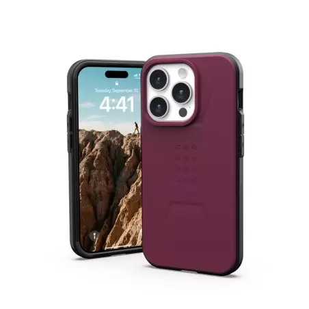 UAG Civilian MagSafe, bordo - iPhone 15 Pro