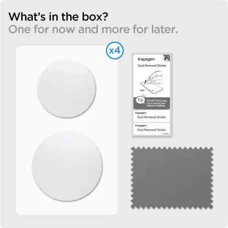 Spigen AirSkin Shield HD 4 Pack, clear - Apple AirTag