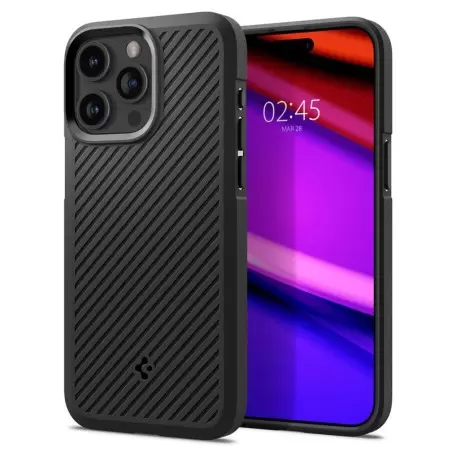 Spigen Core Armor, matte black - iPhone 15 Pro Max