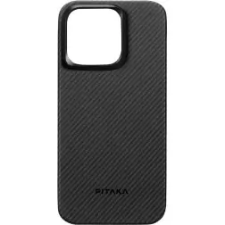 Pitaka MagEZ 4 600D case, black/grey twill - iPhone 15 Pro Max