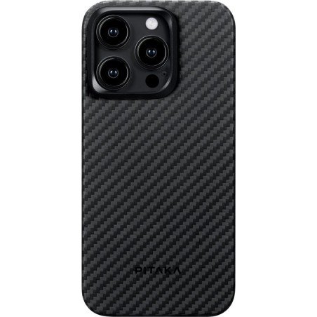Pitaka MagEZ 4 1500D case, black/grey twill - iPhone 15 Pro Max