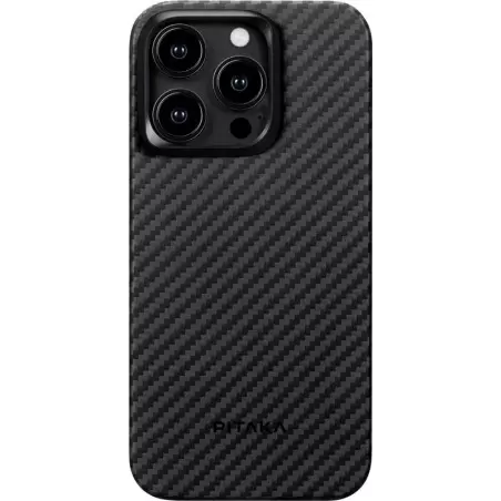 Pitaka MagEZ 4 1500D case, black/grey twill - iPhone 15 Pro Max