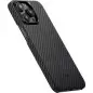 Pitaka MagEZ 4 1500D case, black/grey twill - iPhone 15 Pro Max