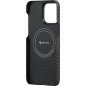 Pitaka MagEZ 4 1500D case, black/grey twill - iPhone 15 Pro Max
