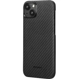 Pitaka MagEZ 4 1500D case, black/grey twill - iPhone 15 Plus