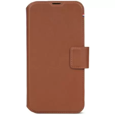 Decoded Leather Detachable Wallet, tan - iPhone 15 Pro Max