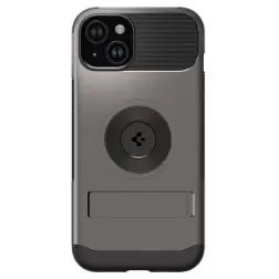 Spigen Slim Armor MagSafe, gunmetal - iPhone 15