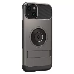 Spigen Slim Armor MagSafe, gunmetal - iPhone 15