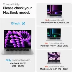 Spigen Glass tR SLIM 1 Pack - MacBook Air 15" M4/M3/M2