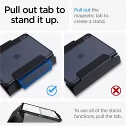 Spigen Ultra Hybrid Pro, black - iPad Air 10.9" (2022/2020)/11" 2024/2025