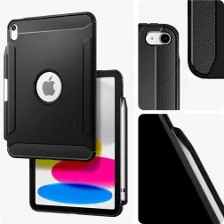 Spigen Rugged Armor, black - iPad 10.9" 2022/11" 2025