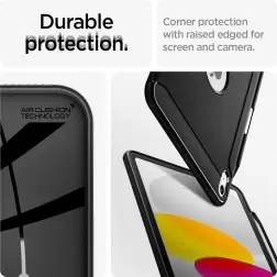 Spigen Rugged Armor, black - iPad 10.9" 2022/11" 2025