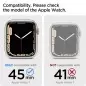 Spigen Ultra Hybrid, crystal clear - Apple Watch 9/8/7 45mm