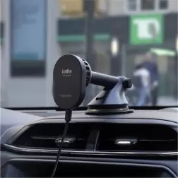 iOttie Velox Pro MagSafe magnetinė bevielė CryoFlow vėsinimo priklijuojama ir ant priekinio stiklo automobilio laikiklė
