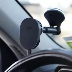 iOttie Velox Pro MagSafe magnetinė bevielė CryoFlow vėsinimo priklijuojama ir ant priekinio stiklo automobilio laikiklė