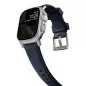 Nomad Rugged Strap, atlantic blue/silver - AW Ultra 2/1 49mm 9/8/7 45mm/6/SE/5/4 44mm/3/2/1 42mm