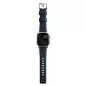 Nomad Rugged Strap, atlantic blue/silver - AW Ultra 2/1 49mm 9/8/7 45mm/6/SE/5/4 44mm/3/2/1 42mm