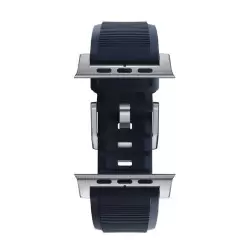 Nomad Rugged Strap, atlantic blue/silver - AW Ultra 2/1 49mm 9/8/7 45mm/6/SE/5/4 44mm/3/2/1 42mm