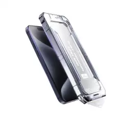 Mobile Origin Geltonas ekrano apsaugas "iPhone 15 Plus" su lengvu taikymu
