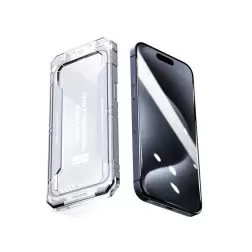 Mobile Origin Geltonas ekrano apsaugas "iPhone 15 Plus" su lengvu taikymu