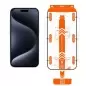 Mobile Origin Orange Screen Guard iPhone 15 Pro with easy applicator, 2 pack