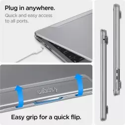 Spigen Thin Fit, crystal clear - Macbook Air 15" M4/M3/M2