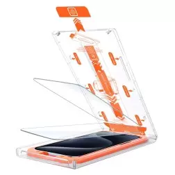 Mobile Origin Orange Screen Guard iPhone 15 Pro Max/15 Plus with easy applicator, 2 pack