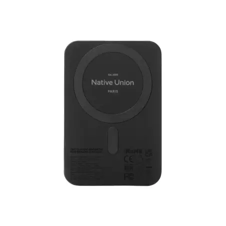 Native Union (Re)Classic Magnetic Power Bank 5000mAh -Black