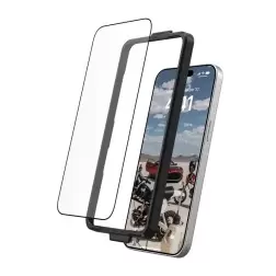 UAG Glass Shield Plus, clear - iPhone 15 Pro Max