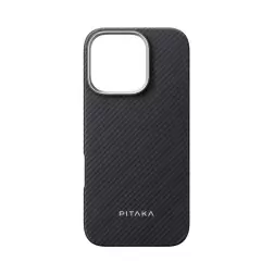 Pitaka Ultra-Slim Case, Black/Grey Twill - iPhone 16 Pro Max