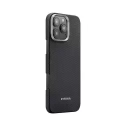 Pitaka Ultra-Slim Case, Black/Grey Twill - iPhone 16 Pro Max