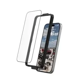 UAG Glass Shield Plus, caurspīdīgs - iPhone 15 Pro
