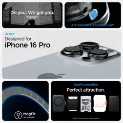 Spigen Ultra Hybrid MagSafe, zero one natural titanium - iPhone 16 Pro