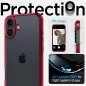 Spigen Ultra Hybrid, red crystal - iPhone 16