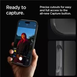 Spigen Ultra Hybrid, matte black - iPhone 16 Pro