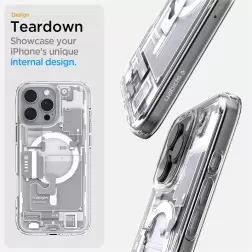 Spigen Ultra Hybrid MagSafe, zero one white - iPhone 16 Pro Max
