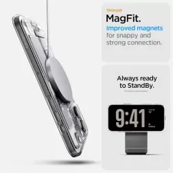 Spigen Ultra Hybrid MagSafe, zero one white - iPhone 16 Pro Max
