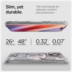 Spigen Ultra Hybrid MagSafe, zero one white - iPhone 16 Pro Max