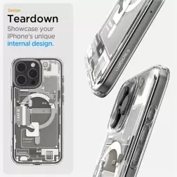 Spigen Ultra Hybrid MagSafe, zero one natural titanium - iPhone 16 Pro Max