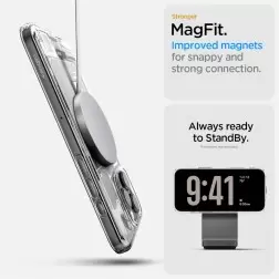 Spigen Ultra Hybrid MagSafe, zero one natural titanium - iPhone 16 Pro Max