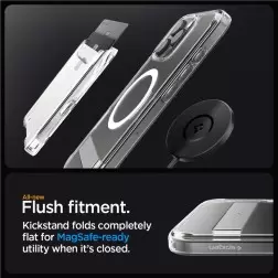 Spigen Ultra Hybrid S MagSafe, crystal clear - iPhone 16 Pro