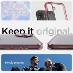 Spigen Ultra Hybrid, rose crystal - iPhone 16