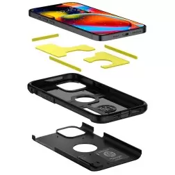 Spigen Tough Armor, juoda - iPhone 12/Pro