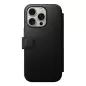 Nomad Modern Leather Folio, black - iPhone 16 Pro