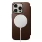 Nomad Modern Leather Folio, brown - iPhone 16 Pro