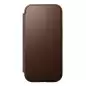 Nomad Modern Leather Folio, brown - iPhone 16 Pro
