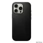 Nomad Modern Leather case, black - iPhone 16 Pro