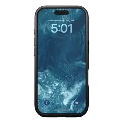 Nomad Modern Leather case, black - iPhone 16 Pro