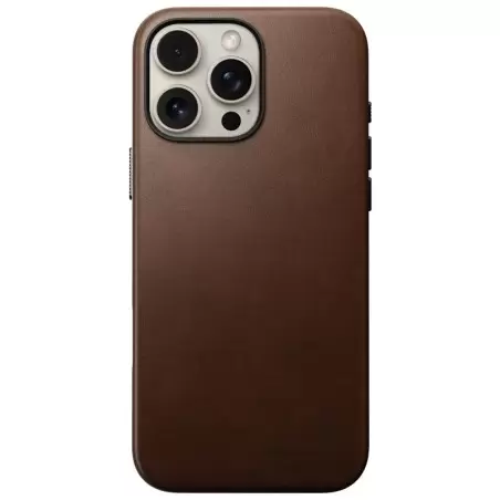 Nomad Traditional Leather case, brown, iPhone 16 Pro Max