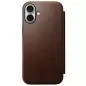 Nomad Modern Leather Folio, brown - iPhone 16 Plus